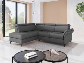 XXXLutz ROHOVÁ SEDAČKA, textil, tmavosivá Sit & More - Sedačky - 00014402584R