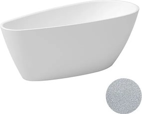 Besco Akrylátová voľne stojaca vaňa Goya A-line Glam S 160x73 (170x80) BESCO-Typ výpuste: Click-Clack s prepadom, grafit, BESCO-Rozmery: 160x73, BESC…