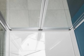 Polysan Polysan, EASY LINE obdĺžniková sprchová zástena 1000x700mm, skladacie dvere, L/P varianta, číre sklo, EL1910EL3115