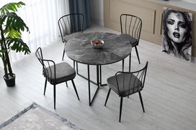 Set 2 stoličiek Ypsilon (Čierna). Akcia -22%. Vlastná spoľahlivá doprava až k Vám domov. 1072797