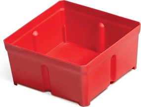 Súprava 10 plastových boxov na náradie TIGER BOX 10,5x10,5x5 cm červená