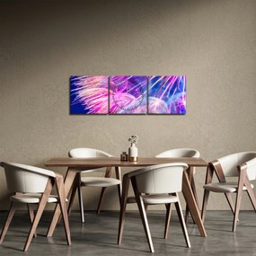 Obraz - Makro (s hodinami) (90x30 cm)