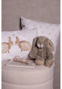 Obliečka na vankúš s motívom zajačika a srdiečok Bunnies in Love - 30*50 cm