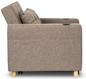 Rozkladacie kreslo JEREMY bežové