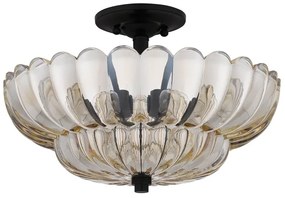 Quoizel QZ-WHITECAP-SF-M - Stropné svietidlo WHITECAP 4xE14/40W/230V pr. 39,5 cm