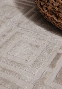 ELLE Decoration, Behúň Perles 106191 Cream z kolekcie Elle, 80x240, béžová, obývacia izba