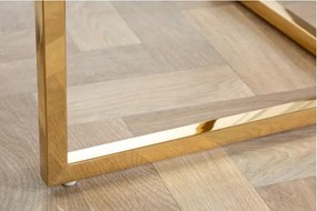Konferenčný stôl 42160 Elegance Ø80cm Marble Look - Komfort-nábytok