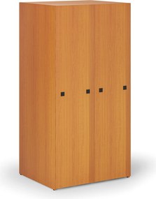 Veľkokapacitná skriňa s výsuvnými regálmi, 989 × 846 × 2000 mm, čerešňa