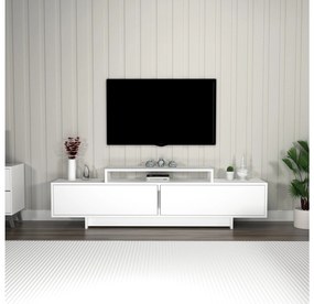 TV stolík/skrinka Grasias (biela). Akcia -19%. Vlastná spoľahlivá doprava až k Vám domov. 1107676