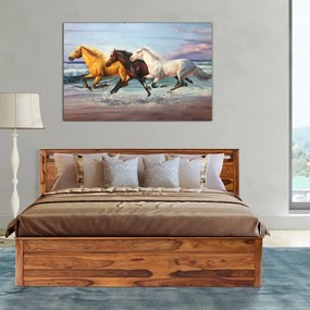 furniture-nabytek.cz - Posteľ z masívu s úložným priestorom 180x200 z dreva palisander