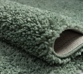 My Flair, AKCIA: 80x200 cm Behúň My Shaggy hellgrün, zelená, chodba / predsieň