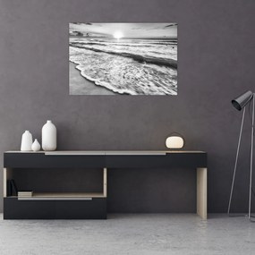 Obraz - Západ slnka pri mori (90x60 cm)