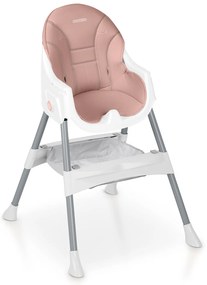 Detská jedálenská stolička Ricokids Mani ružová