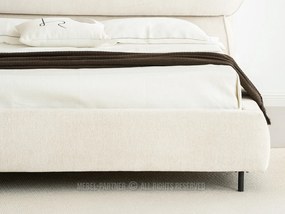 Manželská posteľ 180 cm Asesora 180 (krémová + čierna). Akcia -48%. Vlastná spoľahlivá doprava až k Vám domov. 1137377