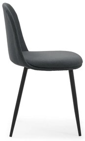 Tmavosivé jedálenské stoličky v súprave 4 ks Malila – Marckeric
