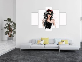 Obraz - Fashion woman (150x105 cm)