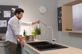 Hansgrohe Talis Select M51, drezová batéria M5117-H300 s výsuvnou spŕškou, sBOX, chrómová, HAN-73867000