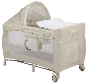 Lionelo - Cestovná postieľka SVEN PLUS béžová