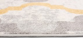 TA Koberec C941A BIELA/ŽLTÁ AZÚROVÁ Rozmer: 80x150 cm