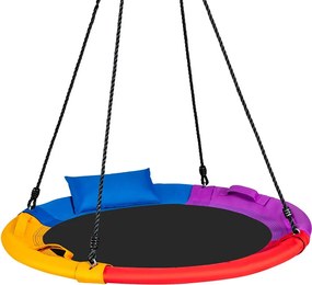 Hniezdo hojdačka s hlavovým vankúšom a madlami 100cm