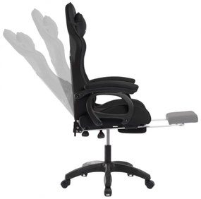 Čierne herné kreslo SNAKE