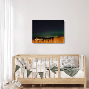 Sklenený obraz polárna žiara (70x50 cm)