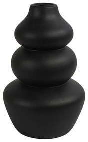 Čierna keramická váza CAIRN 22 cm