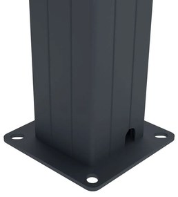 G21 Bioklimatická pergola Austin 3x3 m, antracitová hliníková