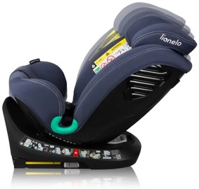Lionelo – otočná autosedačka s bázou BASTIAAN ONE i-Size 40–150 cm Blue Navy