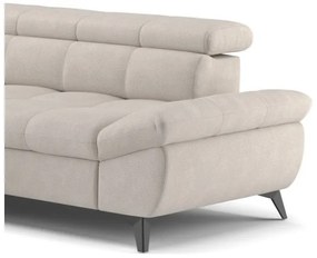 Rozkladacia rohová sedacia súprava L MARANO ľavá béžová