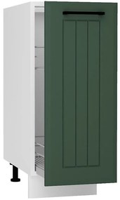 Skrinka do kuchyne Irma D30 Cargo + kôš Zelená Mat