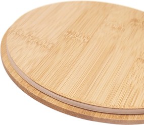 Orion Dóza na potraviny, plechová, čierna, s bambusovým vekom, 2,3l, Múka hrubá SK