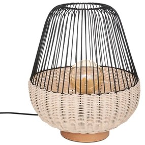 Atmosphera - Stolná lampa ANEA 1xE27/40W/230V ratan