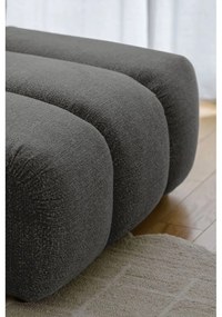 Sivá rohová pohovka (pravý roh/s leňoškou) Shell – Miuform