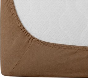 Jersey plachta EXCLUSIVE hnedé 90 x 200 cm