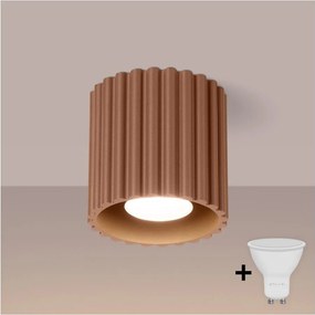 BRILAGI - LED bodové svietidlo SFERA 1xGU10/10W/230V, priemer 10 cm, hnedé