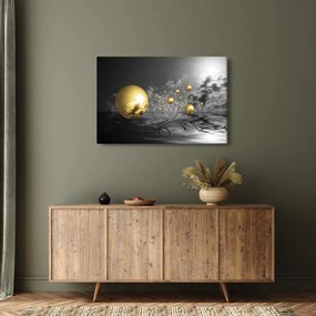 Obraz okrových gulí (90x60 cm)