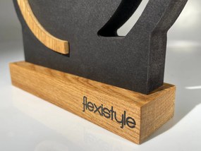 Dekorstudio Drevené stolové hodiny Oak dub