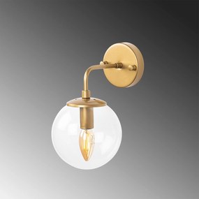 Nástěnná lampa Horn I zlatá