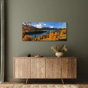 Obraz - Jeseň v Alpách (120x50 cm)