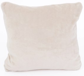 Obliečka na vankúšik mikroplyš Exclusive 40 × 40 cm - Laura prírodná