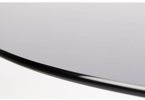 Okrúhly jedálenský stôl so sklenenou doskou ø 104 cm Floris – White Label