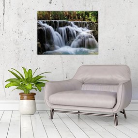 Obraz vodopádov v džungli (70x50 cm)