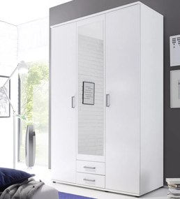 Šatníková skriňa Karl, biela