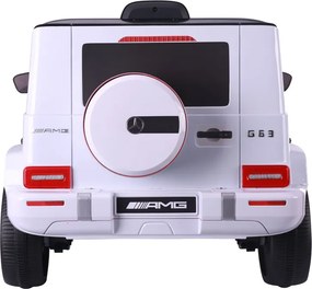 LEAN CARS Elektrické autíčko Mercedes G63 S306-1 biele