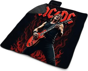 Sablio Plážová deka ACDC Gitarista: 200x140 cm