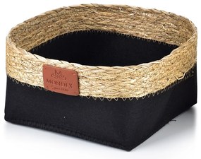 Úložný košík Bali 20x20x11 cm čierny