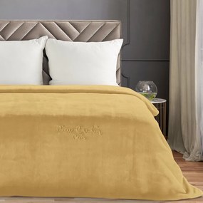 Dekorstudio Luxusná deka PIERRE CARDIN 220x240cm - medovozlatá