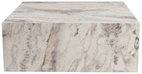 Dizajnový konferenčný stolík Kailani 90 cm vzor mramor frézia