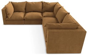 Terakotová rohová pohovka Manao – Makamii